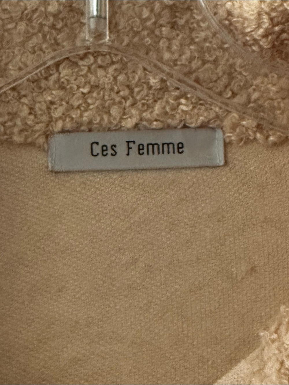 Ces Femme Teddy Sherpa Shacket size M - Picture 5 of 11